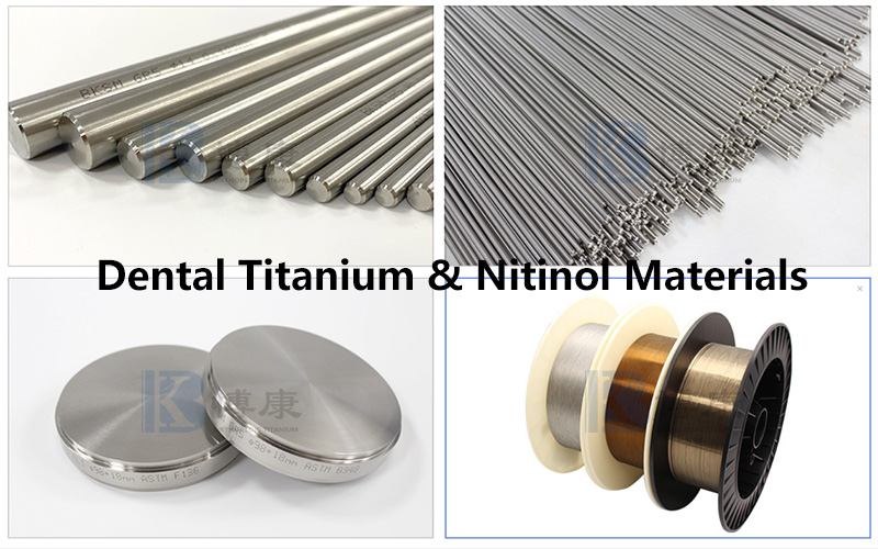 Dental Titanium & Nitinol Materials for Implant og Restorative Applications